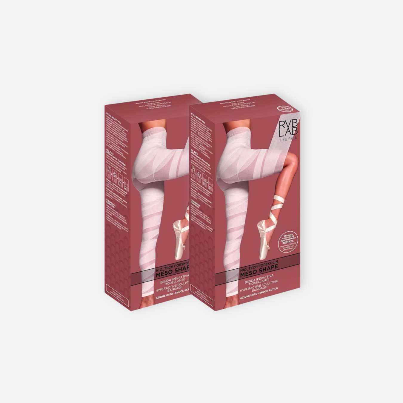 RVB LAB ~ Meso Shape Benda Iperattiva Modellante Bipack 2x130 ml