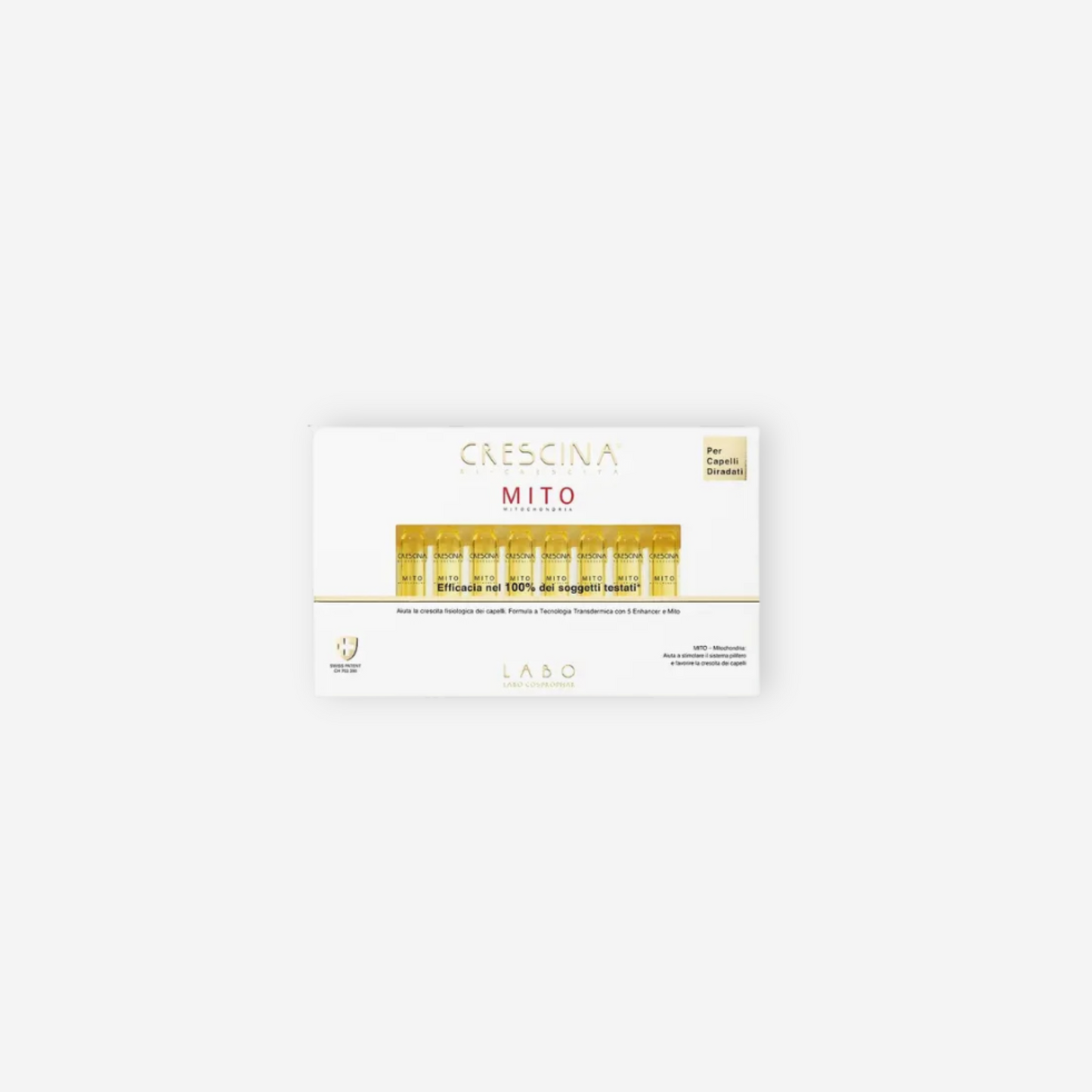 CRESCINA ~ Transdermic Ri-Crescita Mito 500 Donna 20 Fiale