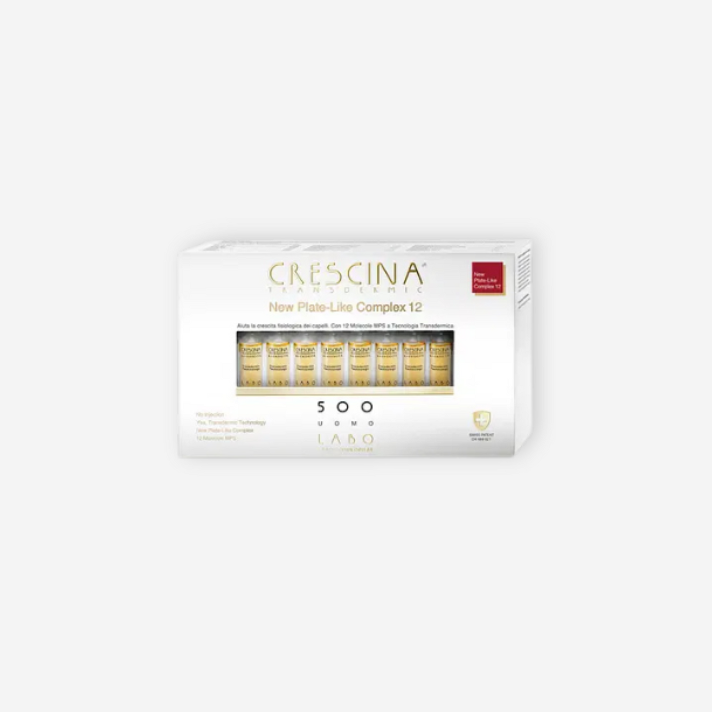 CRESCINA ~ Ricrescita Plate-Like Complex 12 500 Donna 20 FIALE 3,5 ML