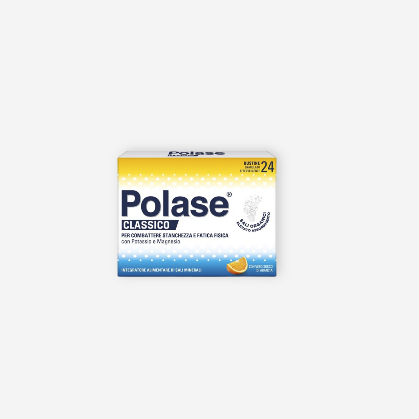 POLASE ~ Arancia Integratore Sali Minerali Confezione 24 Bustine