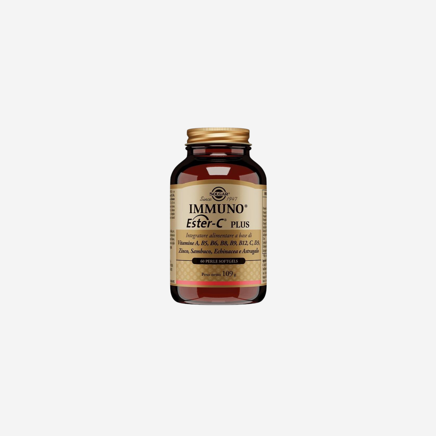 SOLGAR ~ Immuno* Ester C Plus 60 Perle Softgels