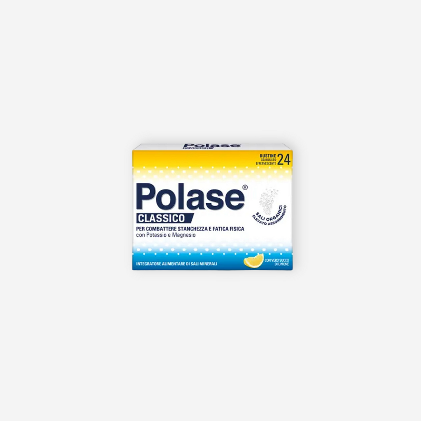 POLASE ~ Limone Integratore Sali Minerali Confezione 24 Bustine